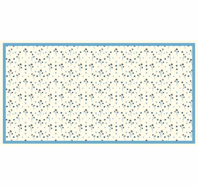 Bedroom roller blind with floral subtle pattern - TenStickers