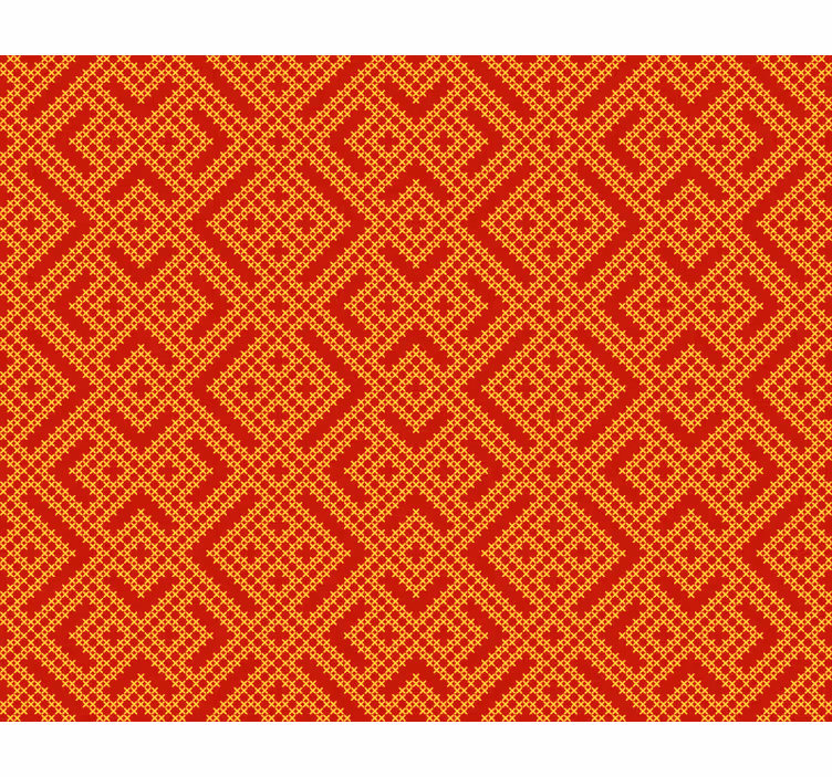 Bedroom roller blind with slavic design - TenStickers