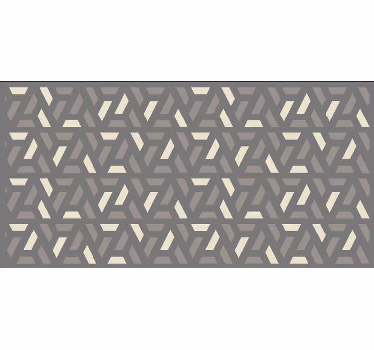 Bedroom roller blind geometric gray triangle pattern - TenStickers