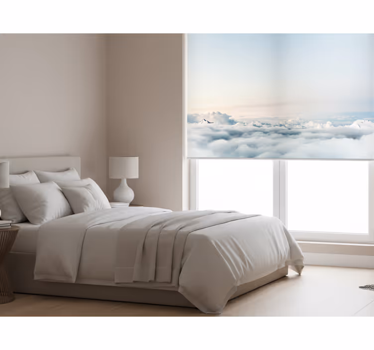 Beautiful landscape of sky and sea bedroom roller blind - TenStickers