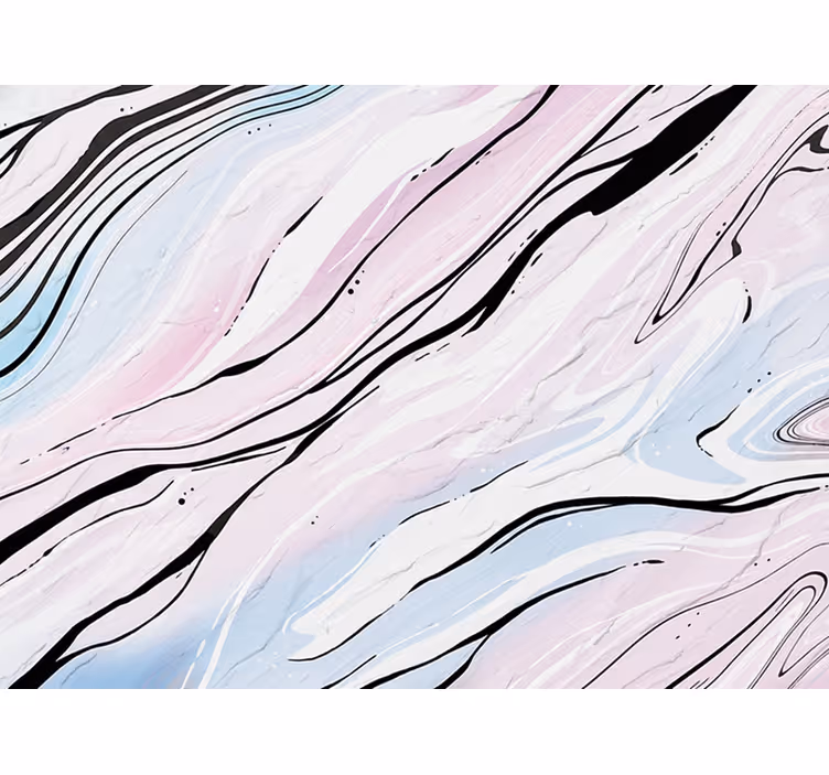 Bedroom roller blind in pink black marble design - TenStickers
