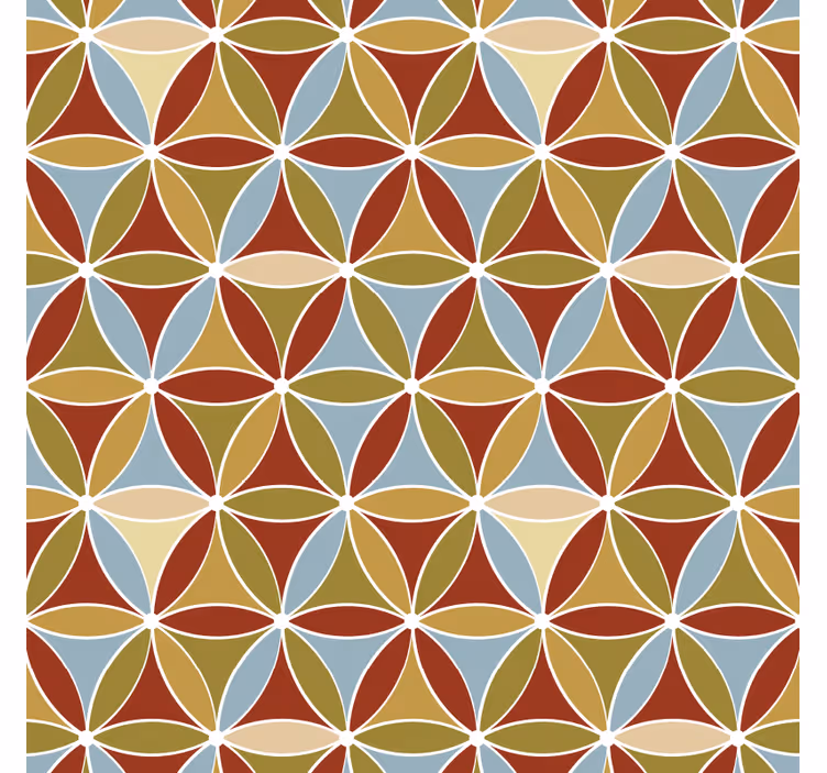 Roller blind for living room vibrant prism design - TenStickers