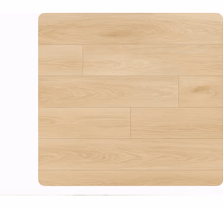 Light wood roller blind for living room - TenStickers
