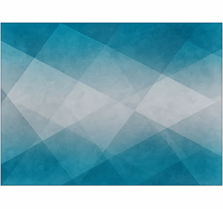 Blue and grey washed effect roller blind for living room - TenStickers
