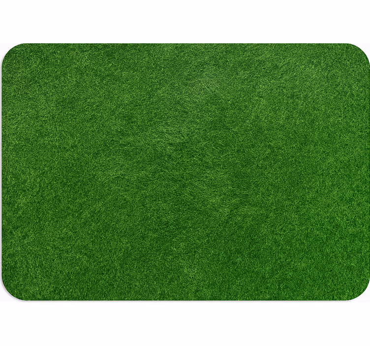 Fake grass effect roller blind for living room - TenStickers