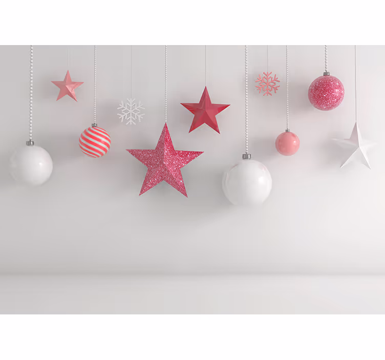 Kids roller blind pink balloon ornaments - TenStickers