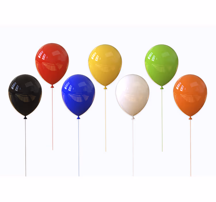 Kids roller blind with 3d realistic balloons - TenStickers