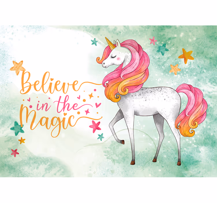 Kids roller blind you are a magical unicorn - TenStickers