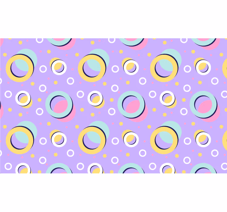 Kids roller blind colorful circles - TenStickers