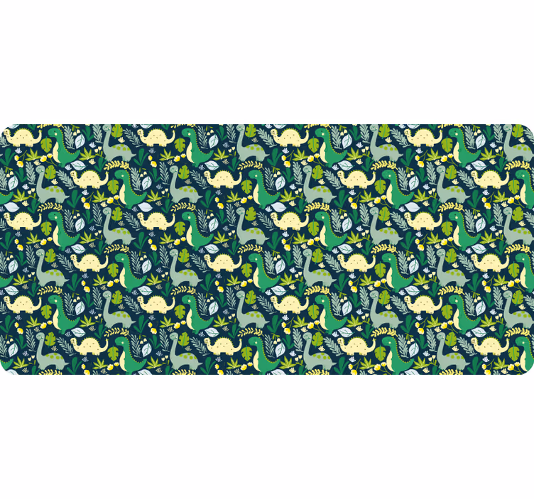 Kids roller blind featuring hand-drawn dinosaurs - TenStickers
