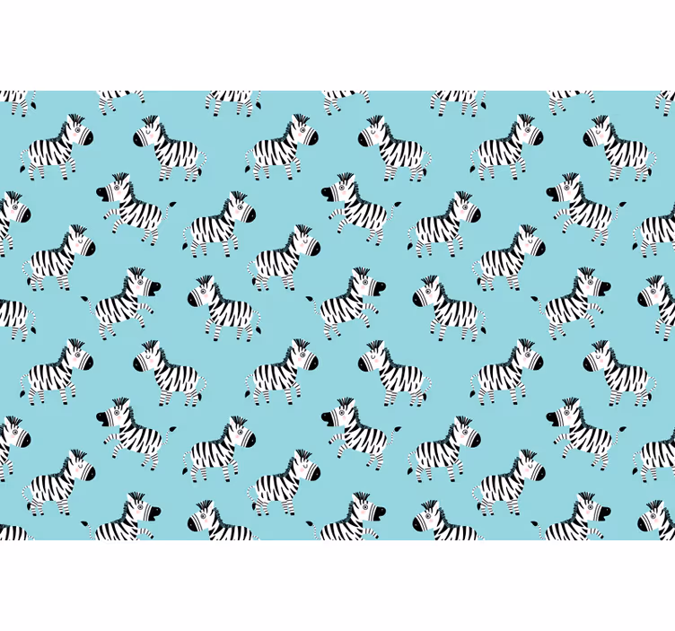 Kids roller blind cute zebra design - TenStickers