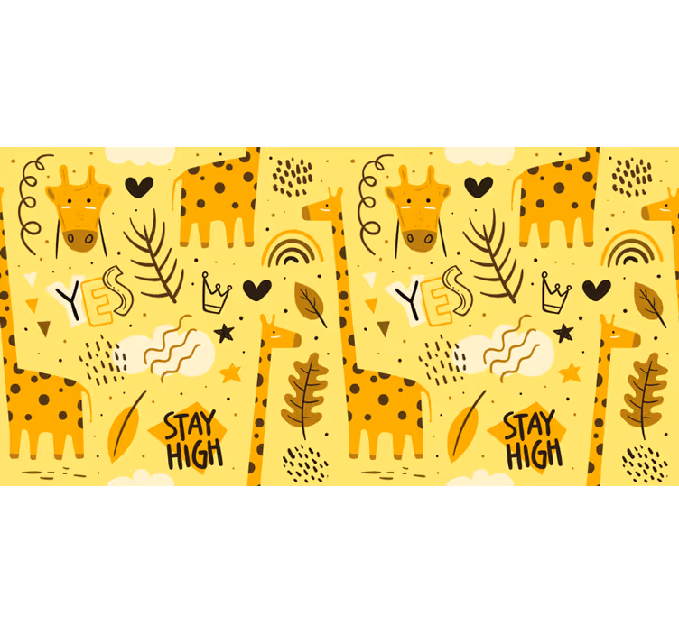 Kids roller blind giraffes - TenStickers