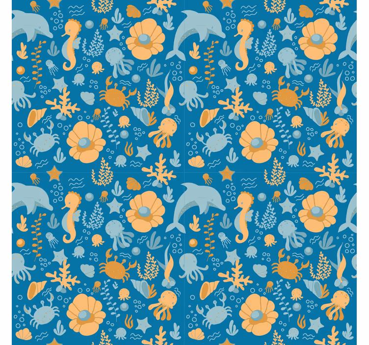 Kids roller blind sea adventure - TenStickers