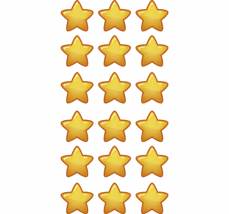 Kids roller blind starry geometric patterns - TenStickers