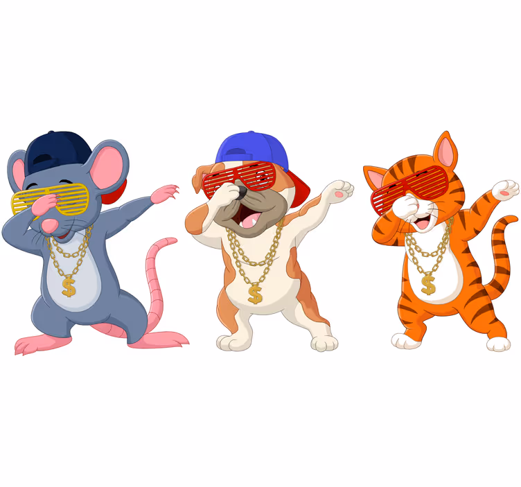 Kids roller blind animal sounds for kids - TenStickers