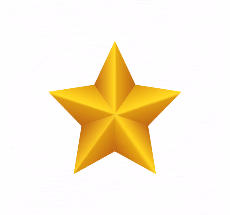Kids roller blind golden star pattern - TenStickers