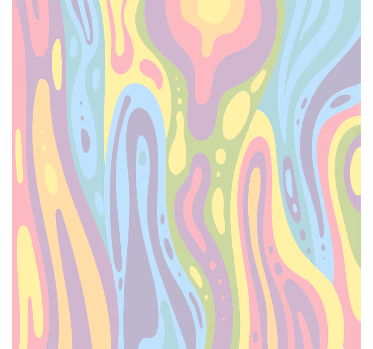 Kids roller blind with vibrant lava lamp effect - TenStickers