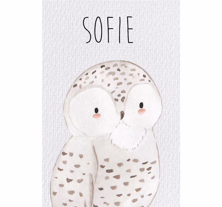 Kids roller blind forest animals owl - TenStickers