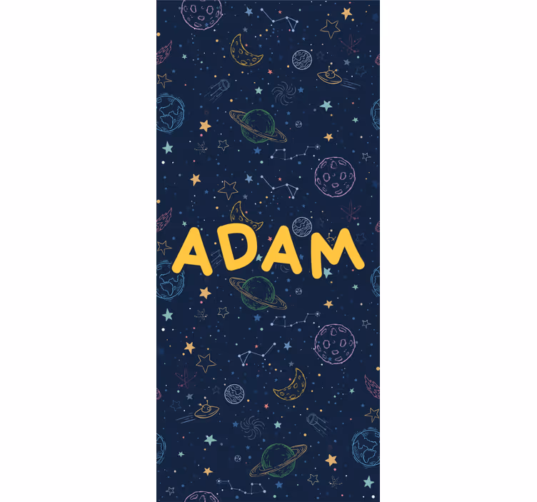 Kids roller blind planets in space design - TenStickers