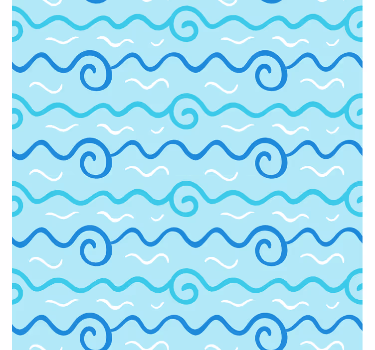 Kids roller blind seaside landscape background - TenStickers