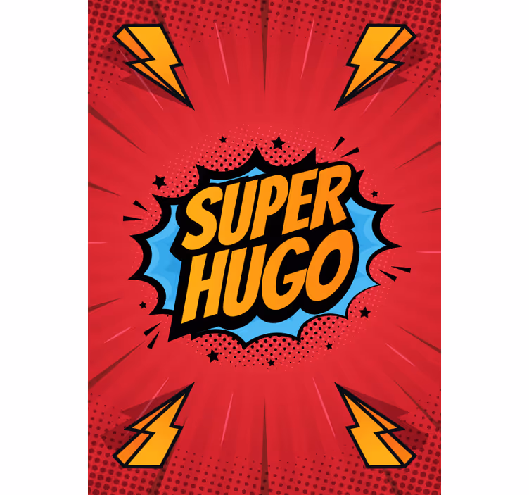 Kids roller blind superhero adventure - TenStickers