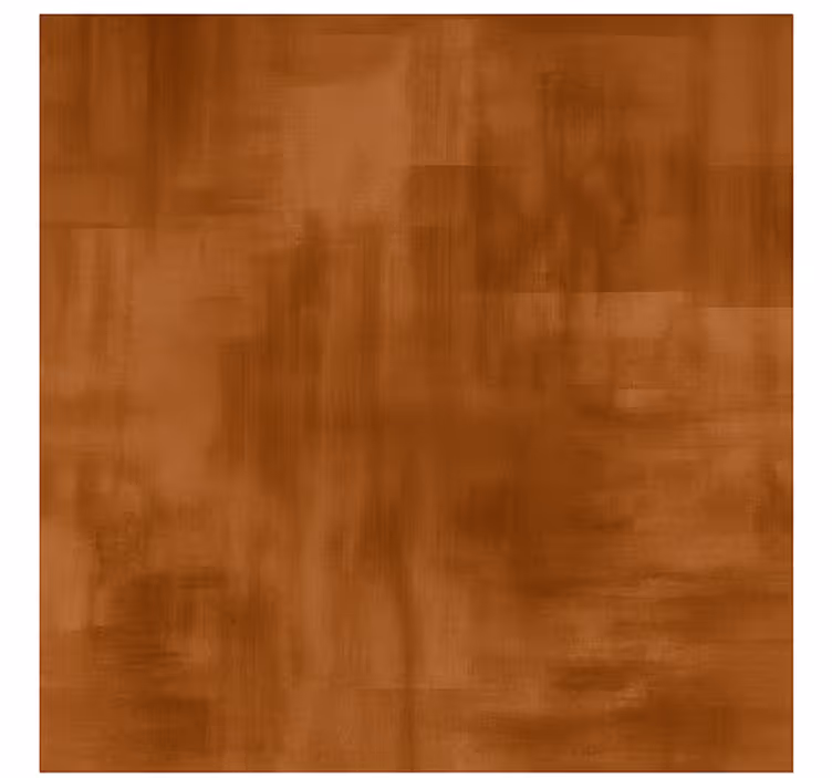 Worn copper patina roller blind for kitchen window - TenStickers