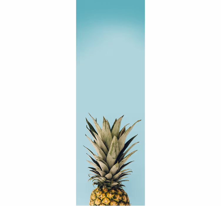 Roller blind for kitchen window pineapple design - TenStickers