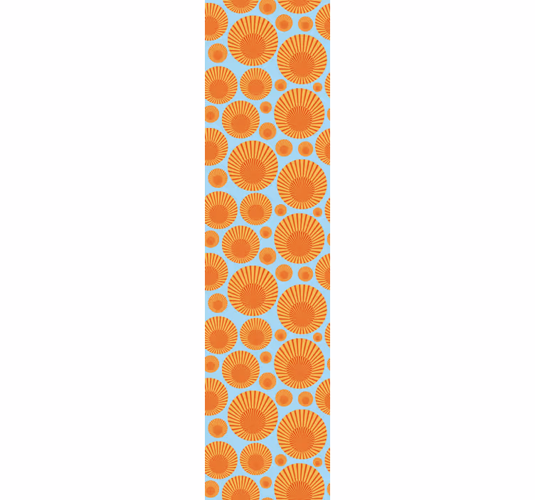 Roller blind for kitchen window 70's sunshine fridge - TenStickers