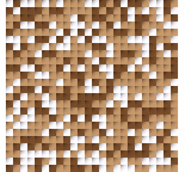 Roller blind for kitchen window geometric backsplash vinyl - TenStickers