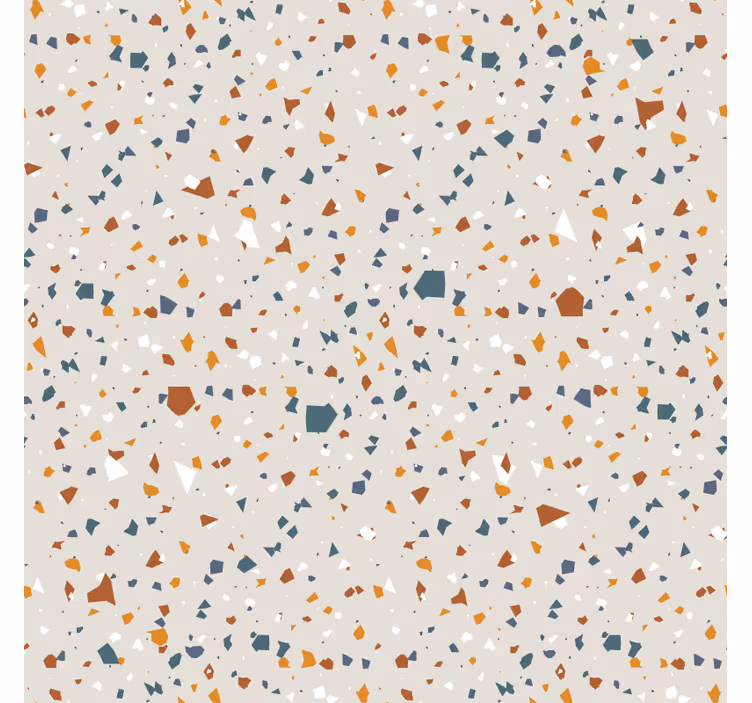 Terrazzo style roller blind for kitchen window - TenStickers