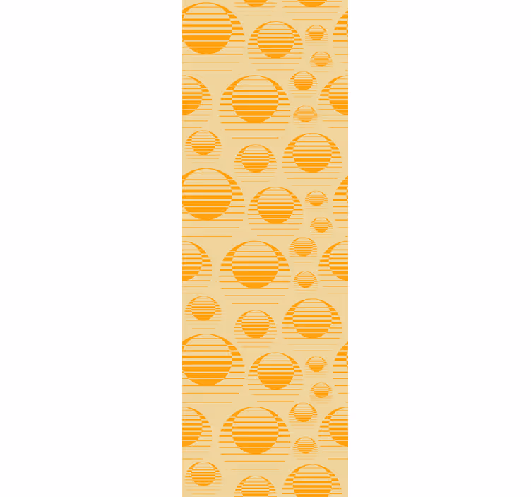 Retro sun draw roller blind for kitchen window - TenStickers