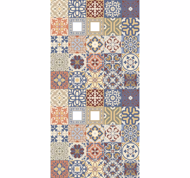 Multicolor hydraulic roller blind for kitchen window - TenStickers