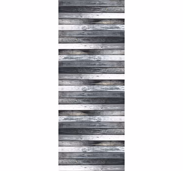 Roller blind for kitchen window wood grain - TenStickers