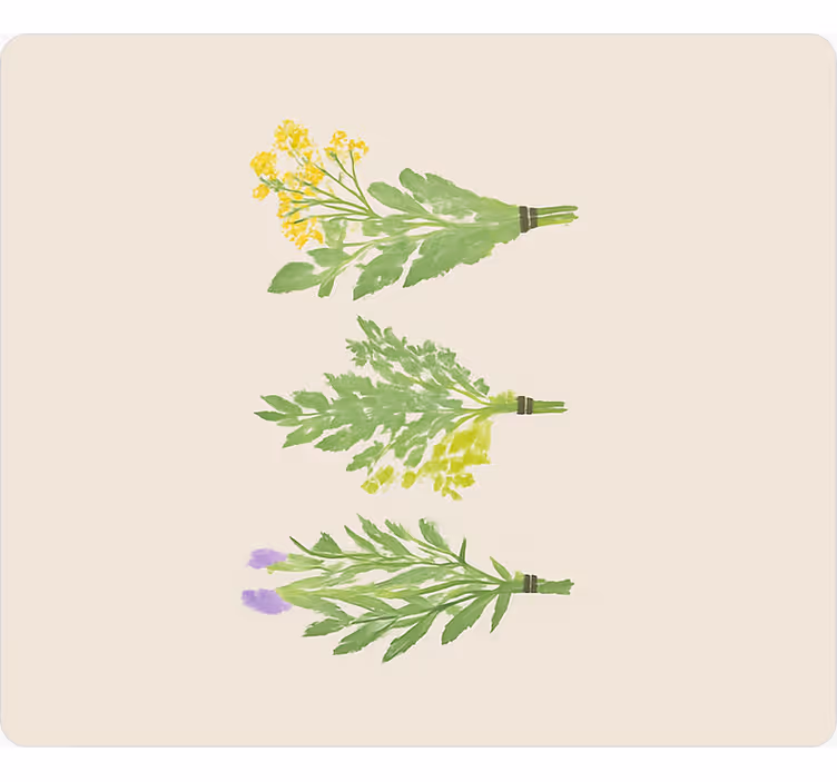 Elegant simple flowers roller blind for kitchen window - TenStickers
