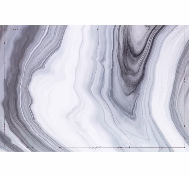 Grey roller blind with white and black marble effect - TenStickers