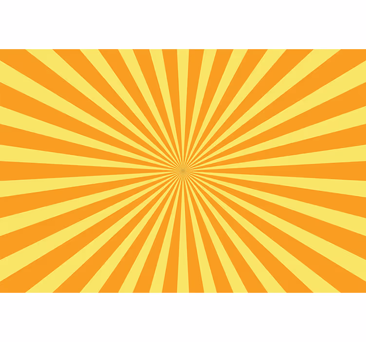 Orange roller blind abstract sunset in orange hues - TenStickers