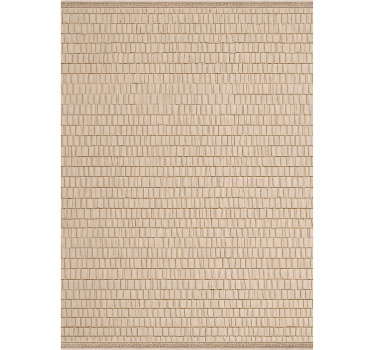Outdoor roller shade with woven rattan design - TenStickers