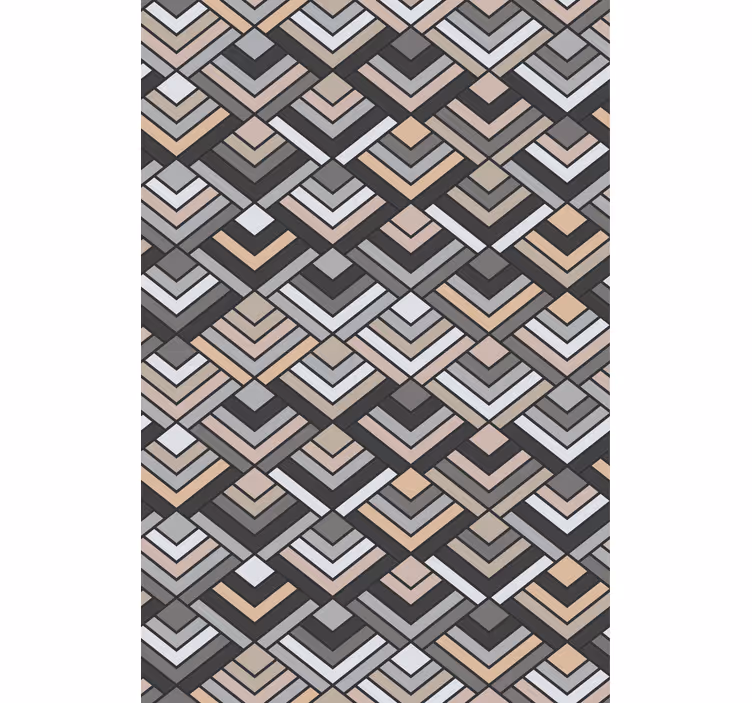 Outdoor roller shade with abstract picasso design - TenStickers