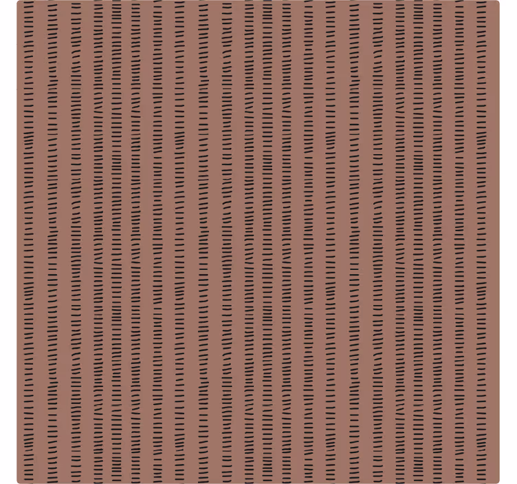 Outdoor roller shade with dash line pattern - TenStickers