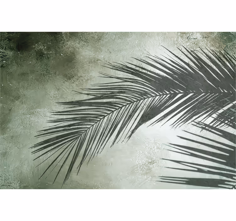 Outdoor roller shade with slender leaf design - TenStickers