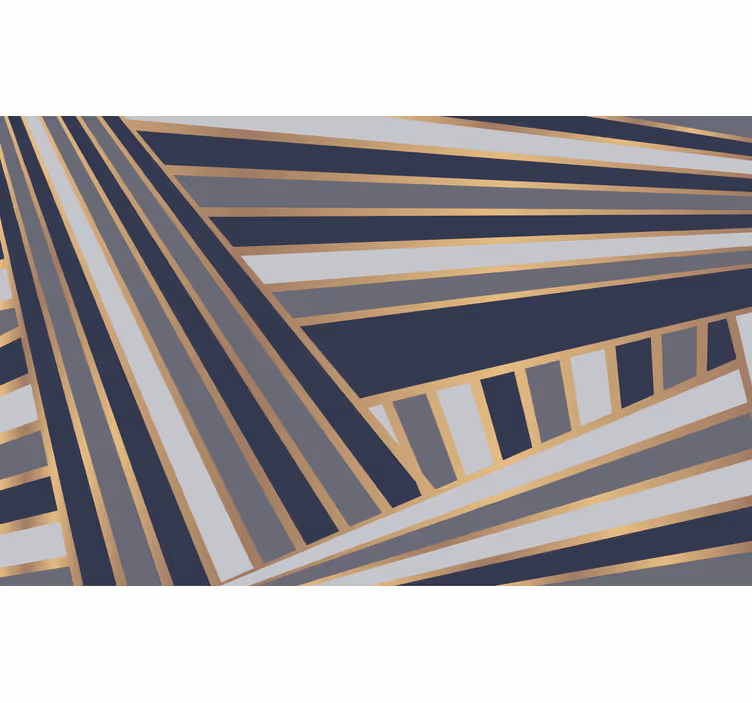 Outdoor roller shade with gray striped pattern - TenStickers