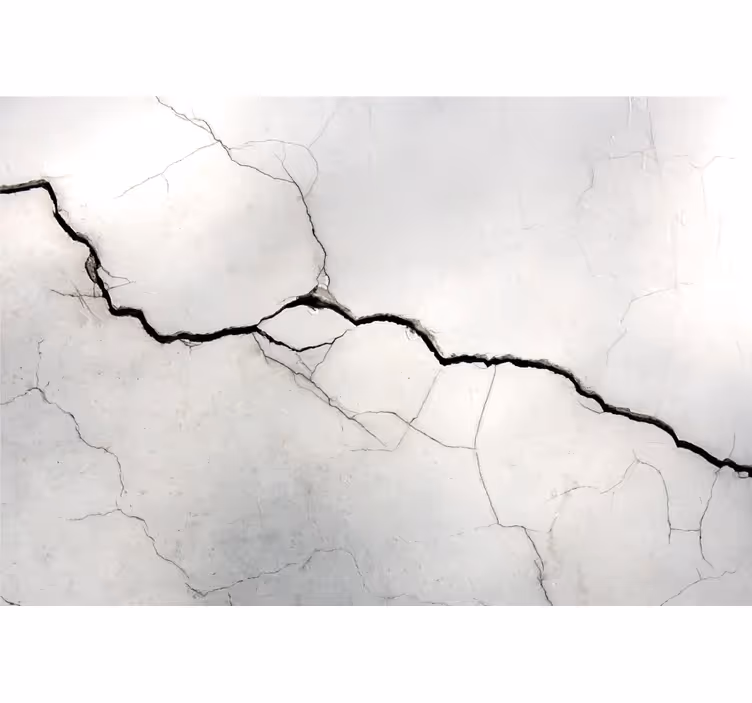 Office window roller blind with grey cracked design - TenStickers