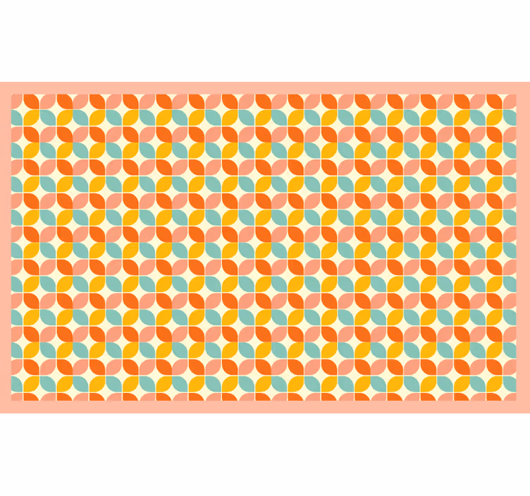 Bedroom roller blind in multicolor squares - TenStickers
