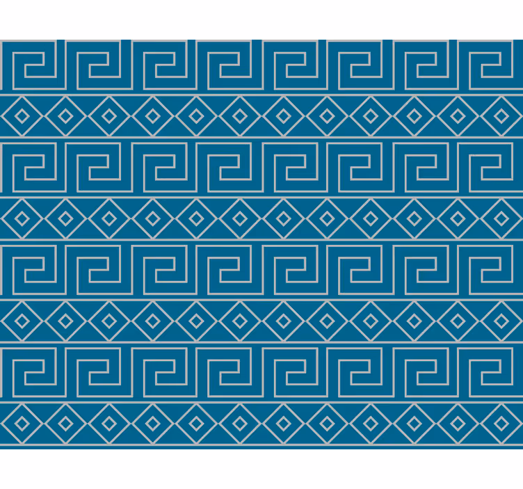 Bedroom roller blind with greek key design - TenStickers