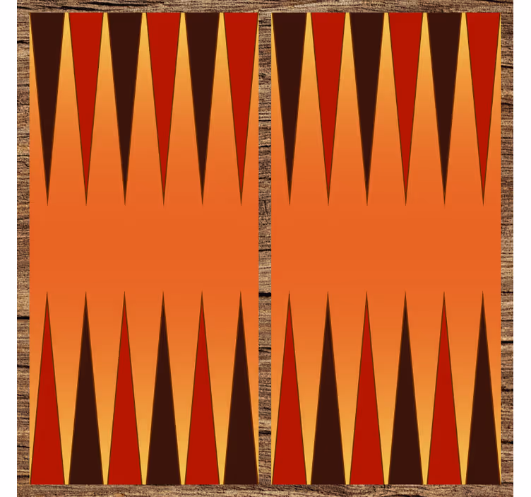 Kids roller blind backgammon game vinyl rug - TenStickers