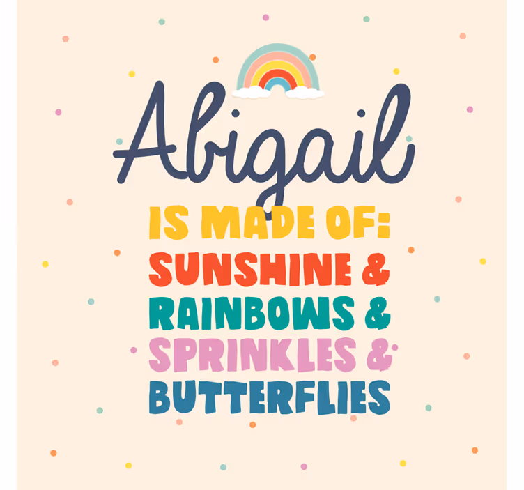 Kids roller blind made of sunshine and rainbows - TenStickers