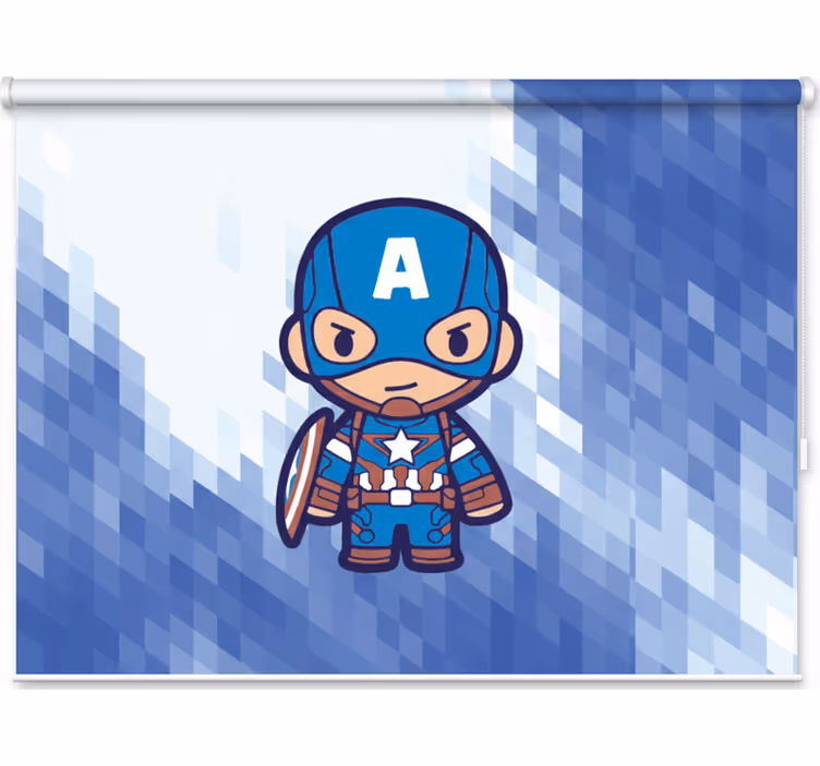 Kids roller blind avengers superheroes theme - TenStickers