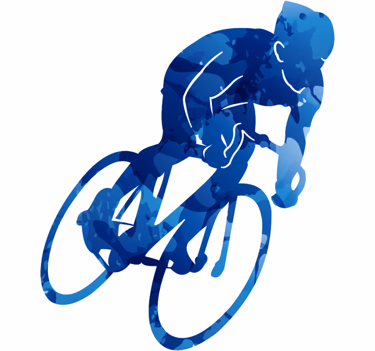 Teenage roller blind cycling bicycle - TenStickers