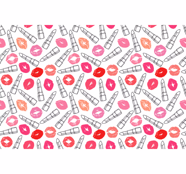 Teenage roller blind lipsticks and lips design - TenStickers