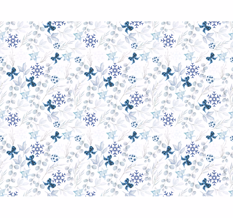 White roller blind for a festive christmas mood - TenStickers